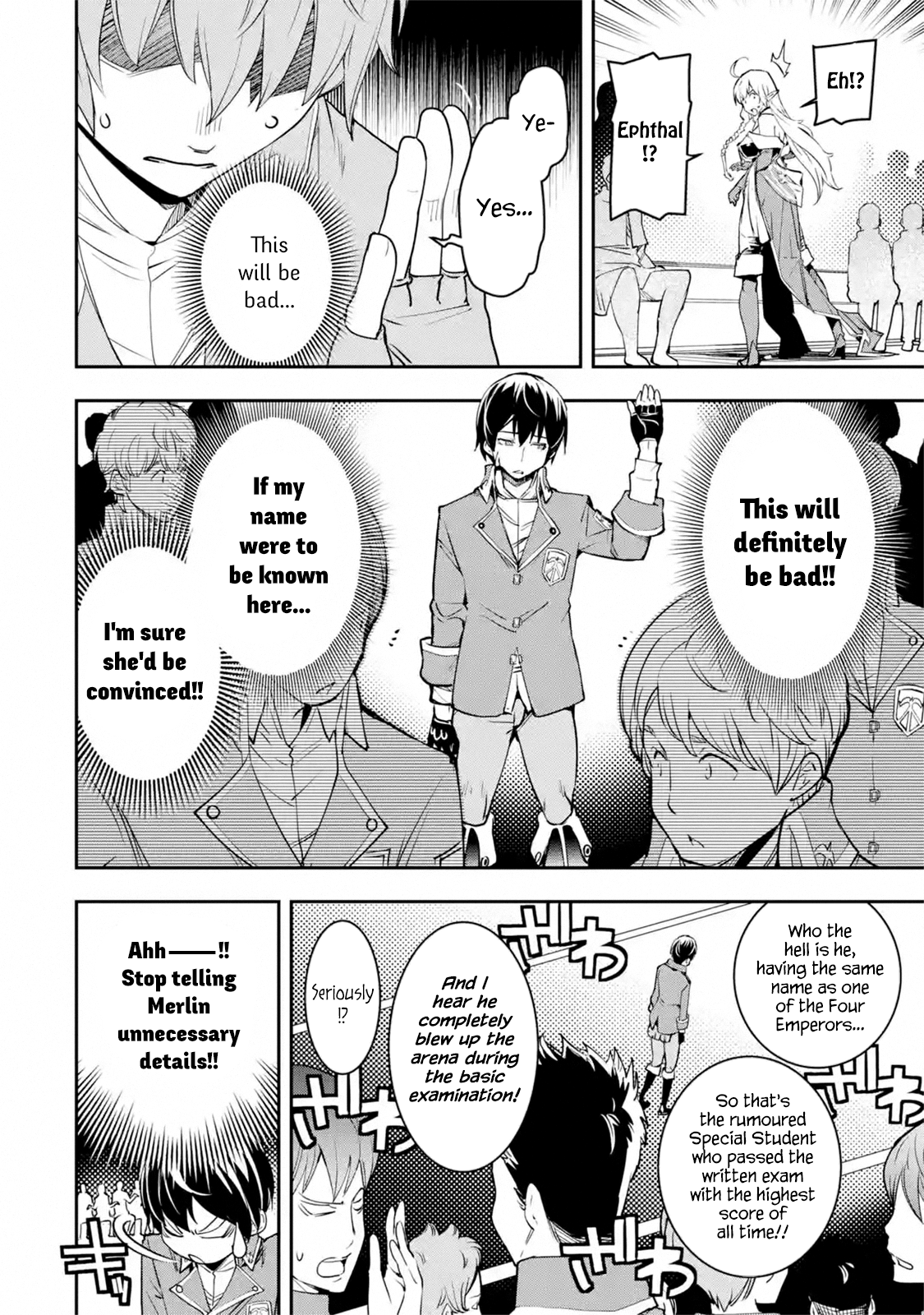 Rakudai Kenja no Gakuin Musou Chapter 8.2 2